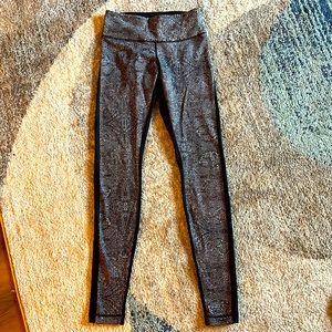 Lululemon snake skin print leggings